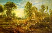 Peter Paul Rubens Landscape with a Watering Place Norge oil painting reproduction